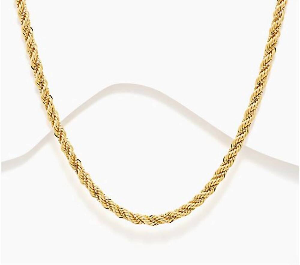 NEW DAVID MARKSTEIN premier 18" duetto handcrafted rope necklace in gold